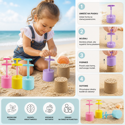 Honeycomb Sand Castle Maker – Forma Do Piasku Dla Dzieci