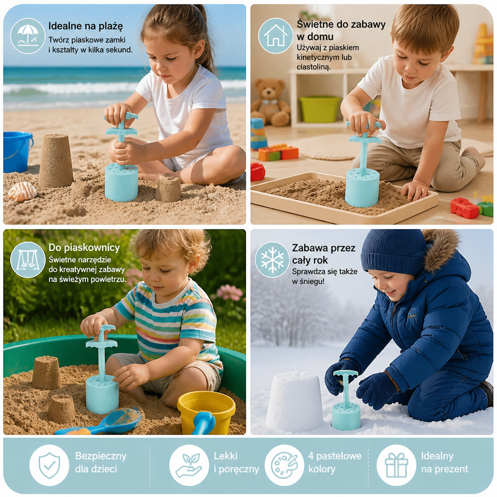 Honeycomb Sand Castle Maker – Forma Do Piasku Dla Dzieci