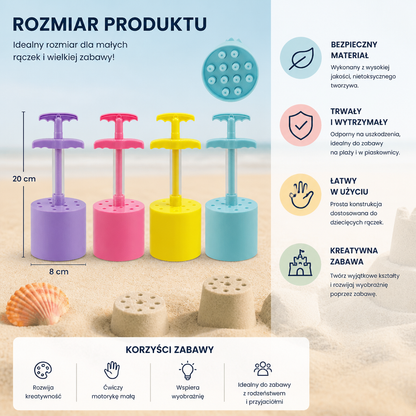 Honeycomb Sand Castle Maker – Forma Do Piasku Dla Dzieci