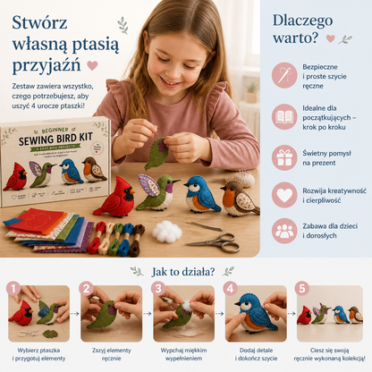 Zestaw Do Szycia Pluszowych Figurek DIY – Stwórz Własną Uroczą Figurkę