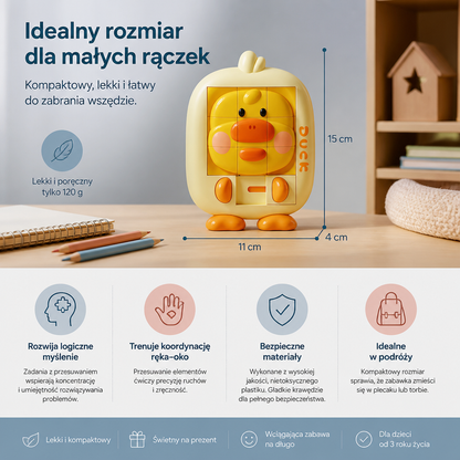 Edukacyjna Gra Logiczna Z Przesuwanymi Zwierzątkami