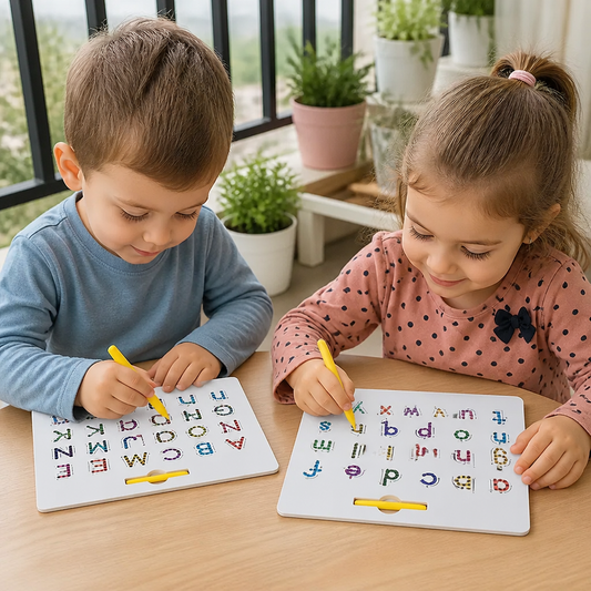 Edukacyjna Tablica do Pisania z Magnetycznymi Kulkami