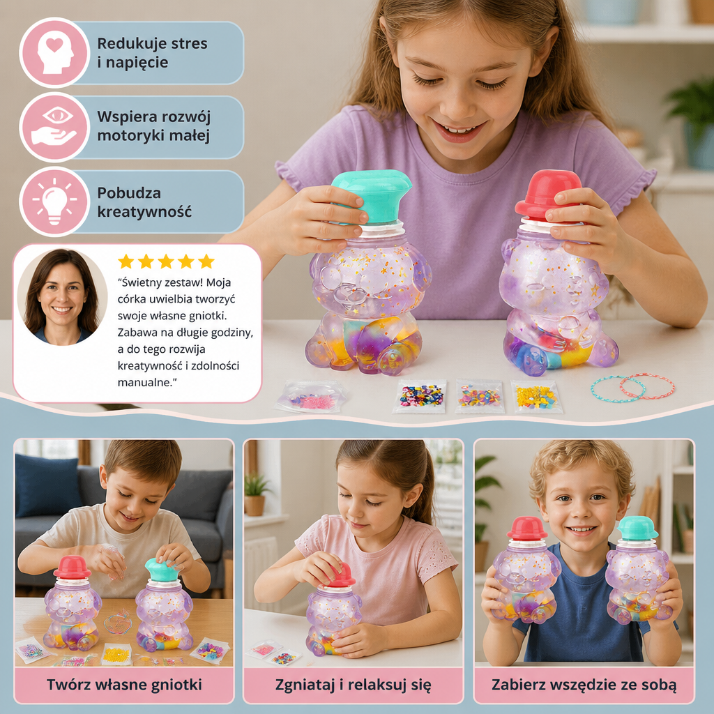 Zestaw DIY do Tworzenia Kreatywnych Gniotków Antystresowych