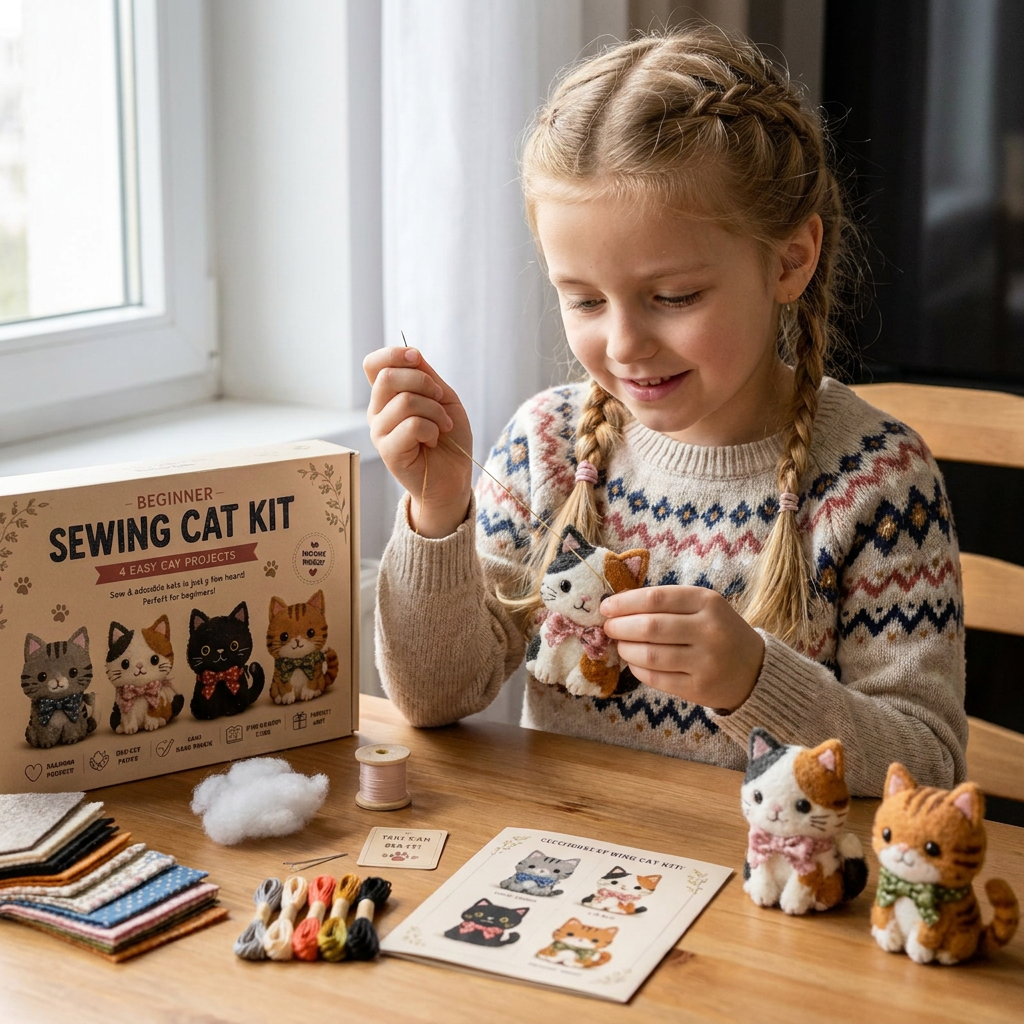 Zestaw Do Szycia Pluszowych Figurek DIY – Stwórz Własną Uroczą Figurkę