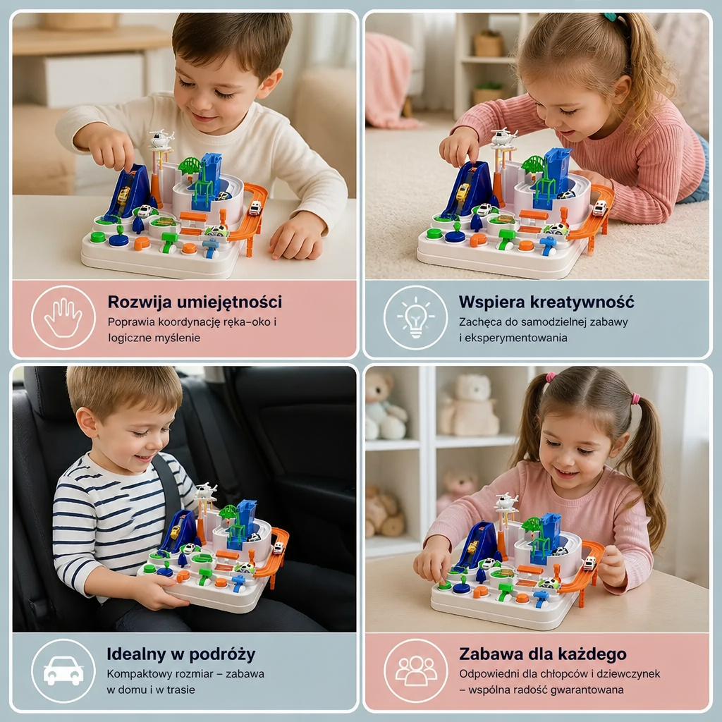 Gra zręcznościowa z samochodzikami