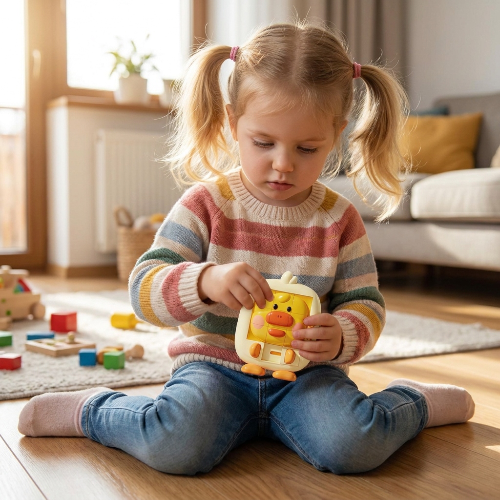 Edukacyjna Gra Logiczna Z Przesuwanymi Zwierzątkami