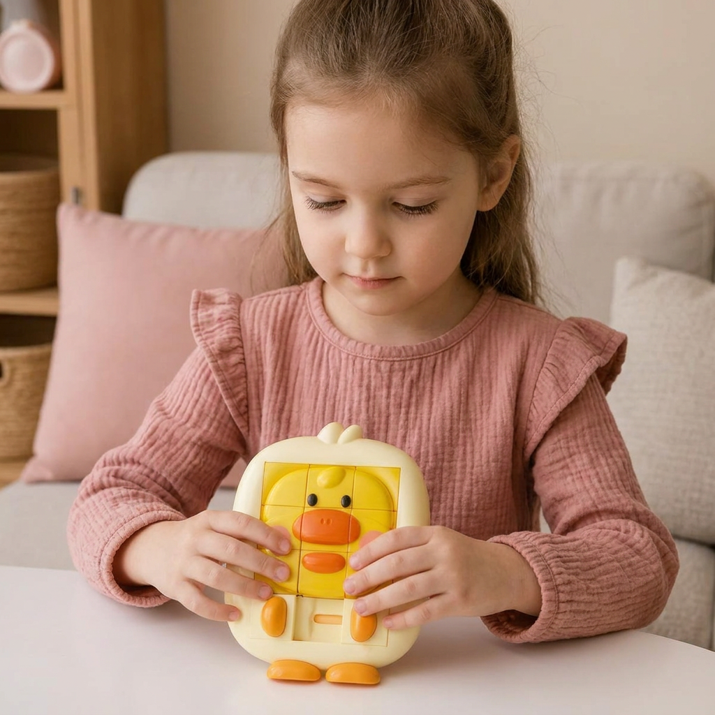 Edukacyjna Gra Logiczna Z Przesuwanymi Zwierzątkami