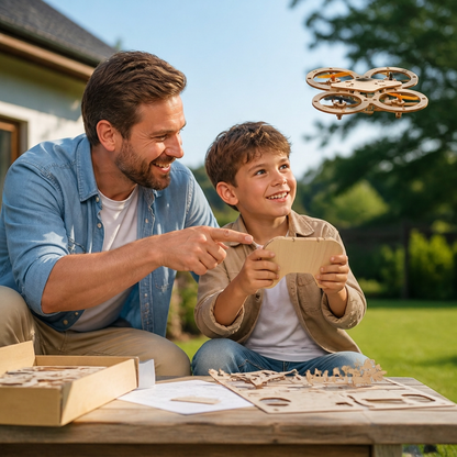 DIY Drewniany Zestaw RC Quadcopter – Zbuduj Swoją Własną Latającą Przygodę