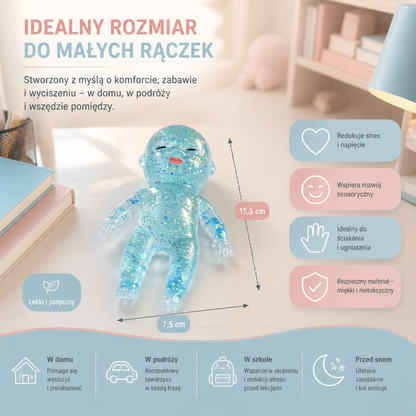Kojąca Antystresowa Zabawka Do Ściskania Dla Niemowląt