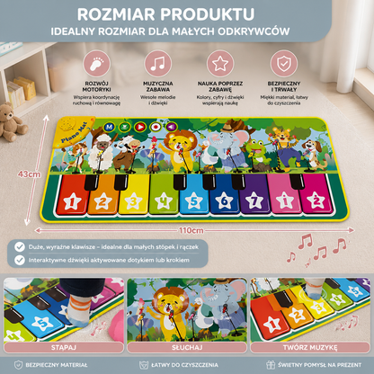 Interaktywna Muzyczna Mata Pianinowa Dla Dzieci