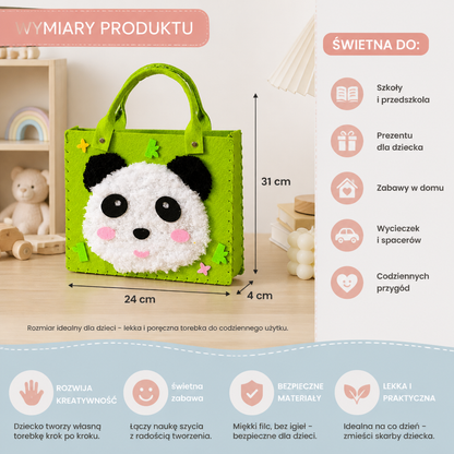 Zestaw DIY Do Tworzenia Pluszowych Torebek Dla Dzieci