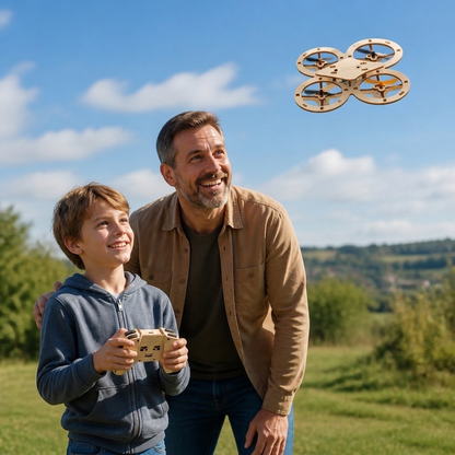 DIY Drewniany Zestaw RC Quadcopter – Zbuduj Swoją Własną Latającą Przygodę