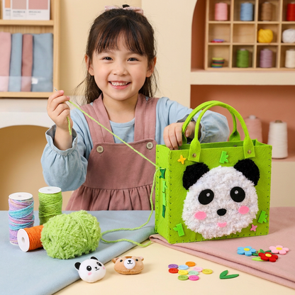 Zestaw DIY Do Tworzenia Pluszowych Torebek Dla Dzieci