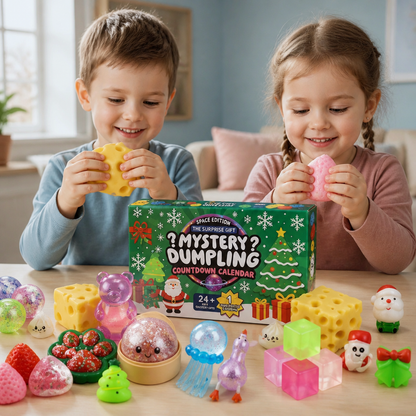Świąteczny Kalendarz Adwentowy Squishy Dla Dzieci