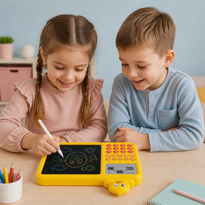 Interaktywny zestaw edukacyjny do nauki matematyki, rysowania i ścierania dla dzieci