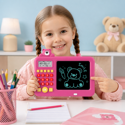 Interaktywny zestaw edukacyjny do nauki matematyki, rysowania i ścierania dla dzieci
