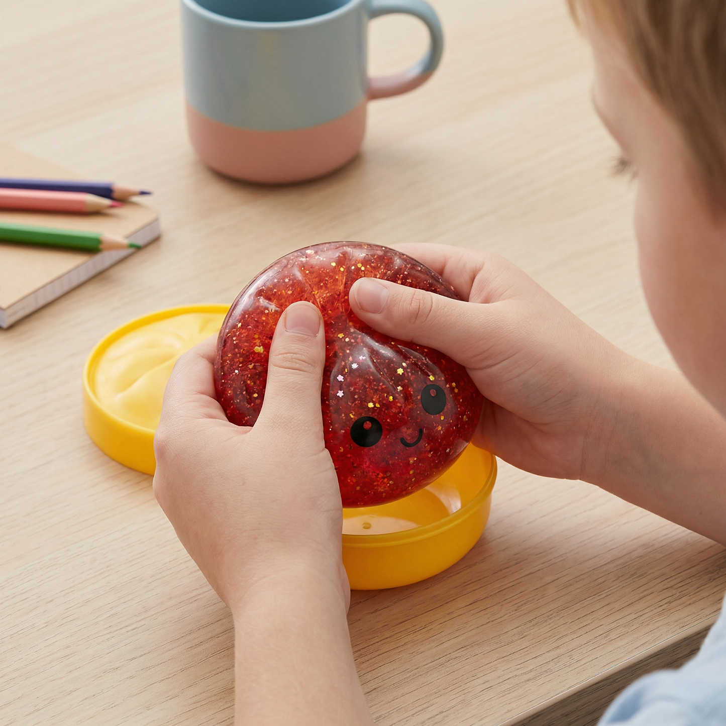 Squishy Fidget Toy – Kawaii Piłka do Ściskania na Stres