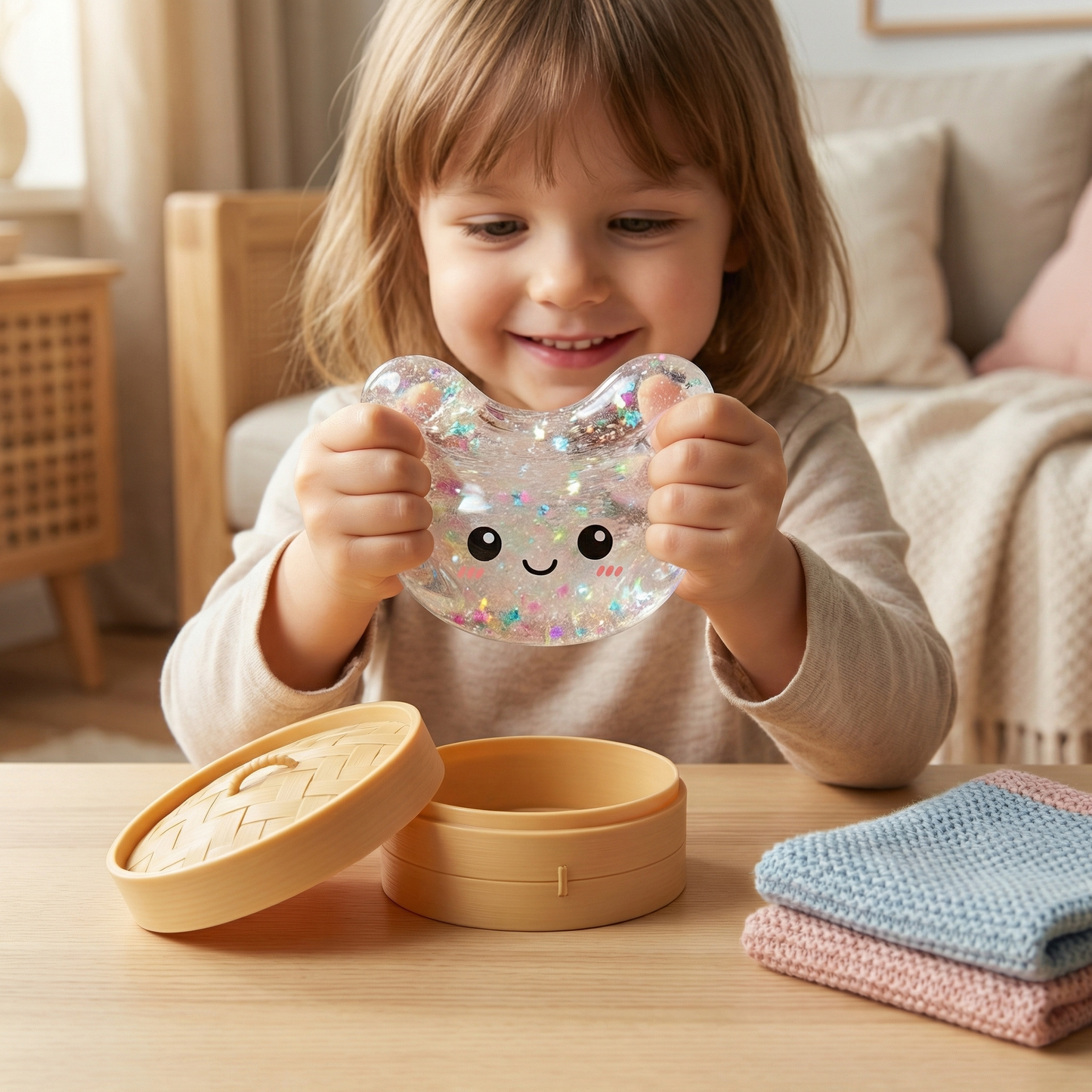 Squishy Fidget Toy – Kawaii Piłka do Ściskania na Stres