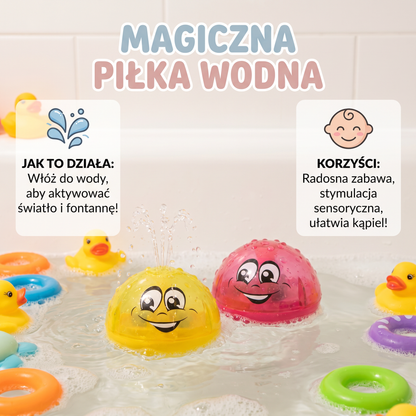 Magiczna Piłka Wodna – Interaktywna Zabawka do Wody dla Zabawy i Radości podczas Kąpieli