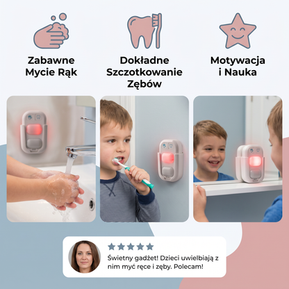 Mini LED Timer dla Dzieci – Zabawa w Wsparcie przy Myciu Rąk i Szczotkowaniu Zębów