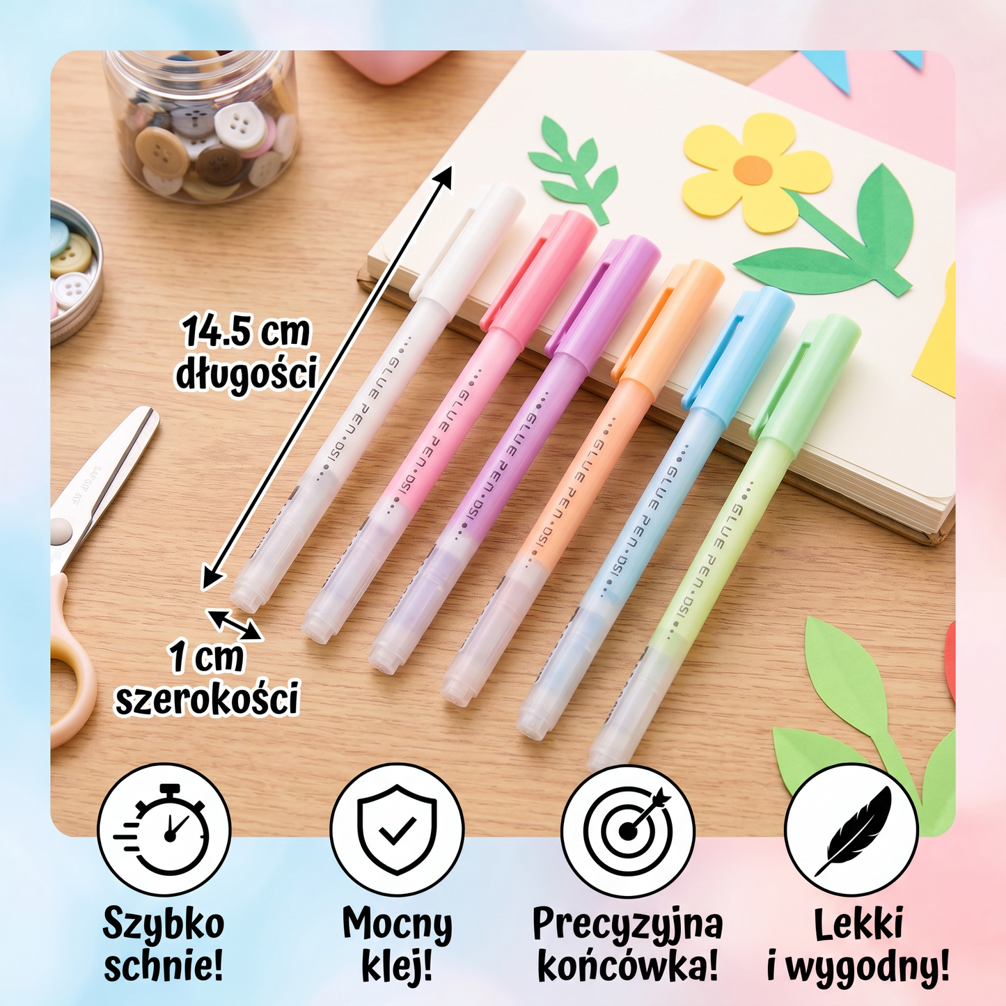 Precyzyjny Szybkoschnący Klej w Pisaku