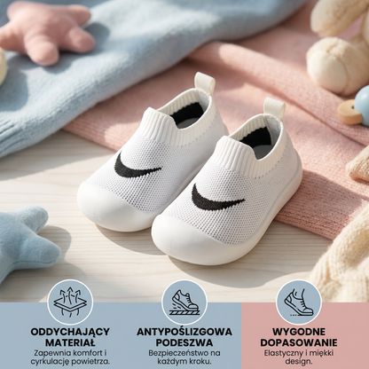 Letnie buciki dla niemowląt z antypoślizgową podeszwą i oddychającym materiałem