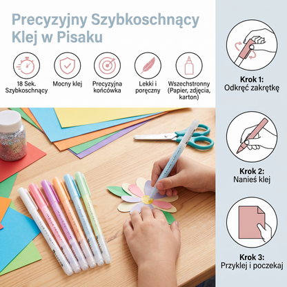 Precyzyjny Szybkoschnący Klej w Pisaku