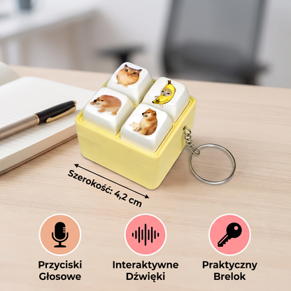 Zabawny Brelok z Przyciskami Głosowymi i Interaktywnymi Efektami Dźwiękowymi