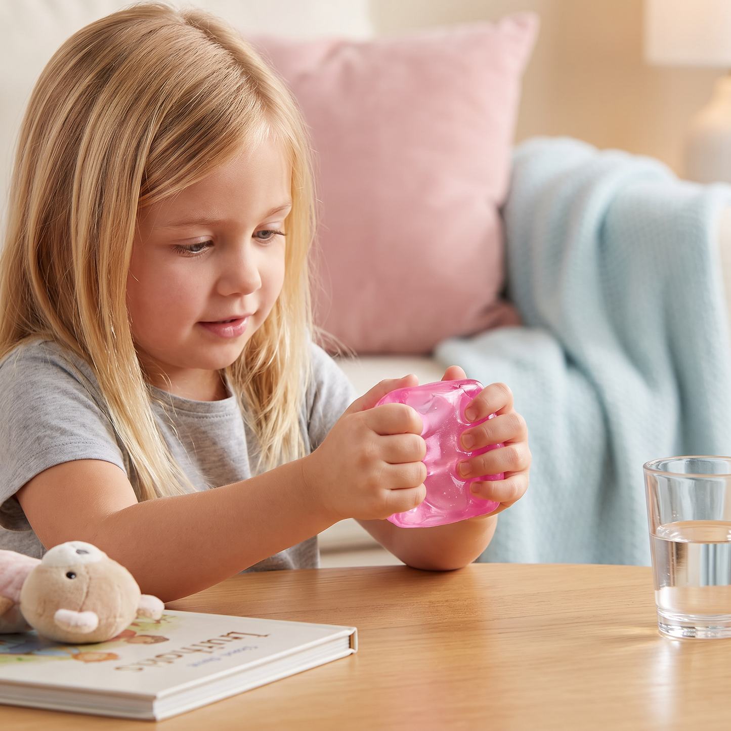 Kostka Squishy – Miękka Żelowa Zabawka Sensoryczna Fidget