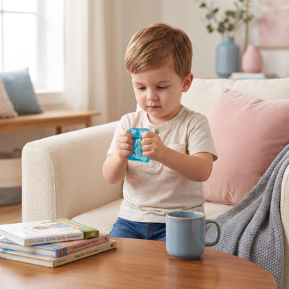Kostka Squishy – Miękka Żelowa Zabawka Sensoryczna Fidget