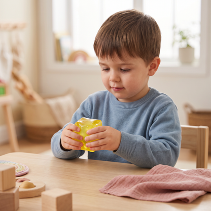 Kostka Squishy – Miękka Żelowa Zabawka Sensoryczna Fidget