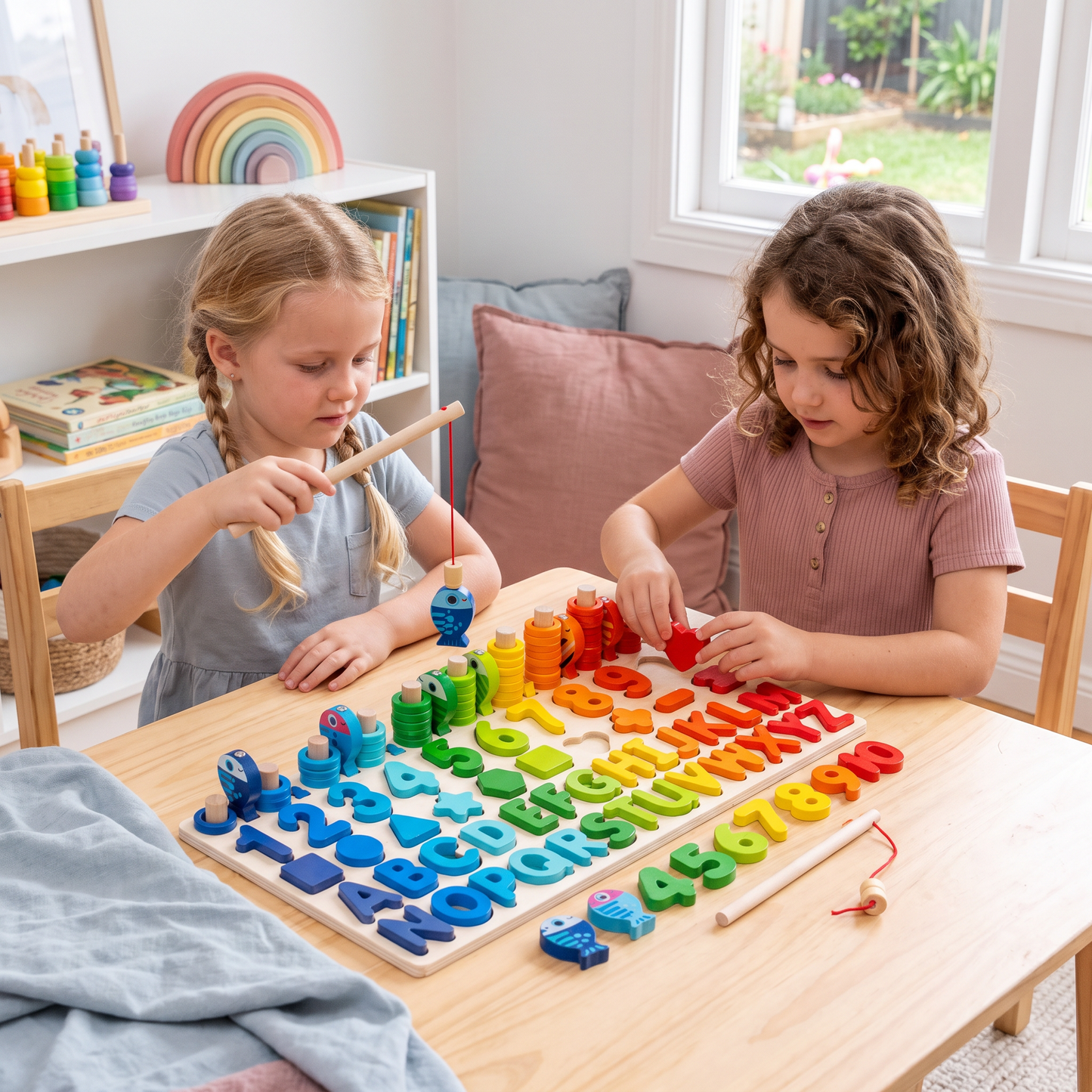 Rozwój Umiejętności – Drewniana Tablica Montessori