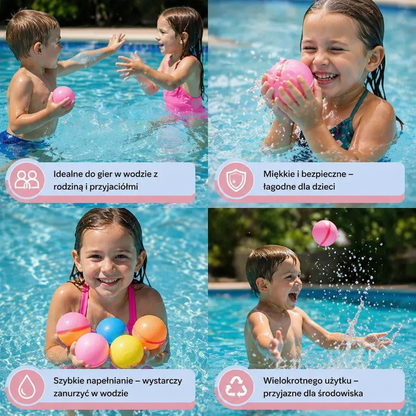 Wielorazowe Balony Wodne – Samozamykające się i Silikonowe