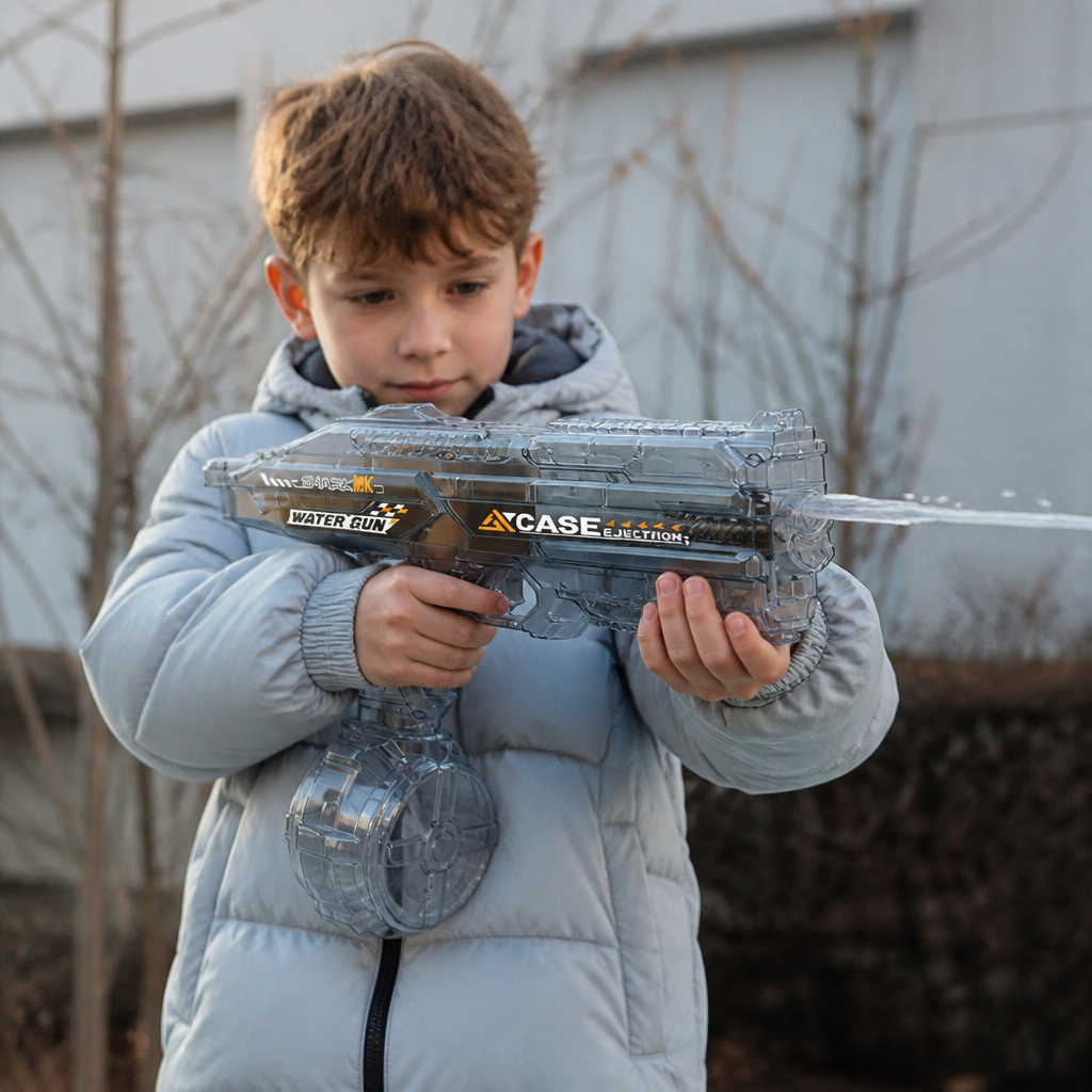 Elektrczna Space Wodna Pistolet z Okrągłym Zbiornikiem