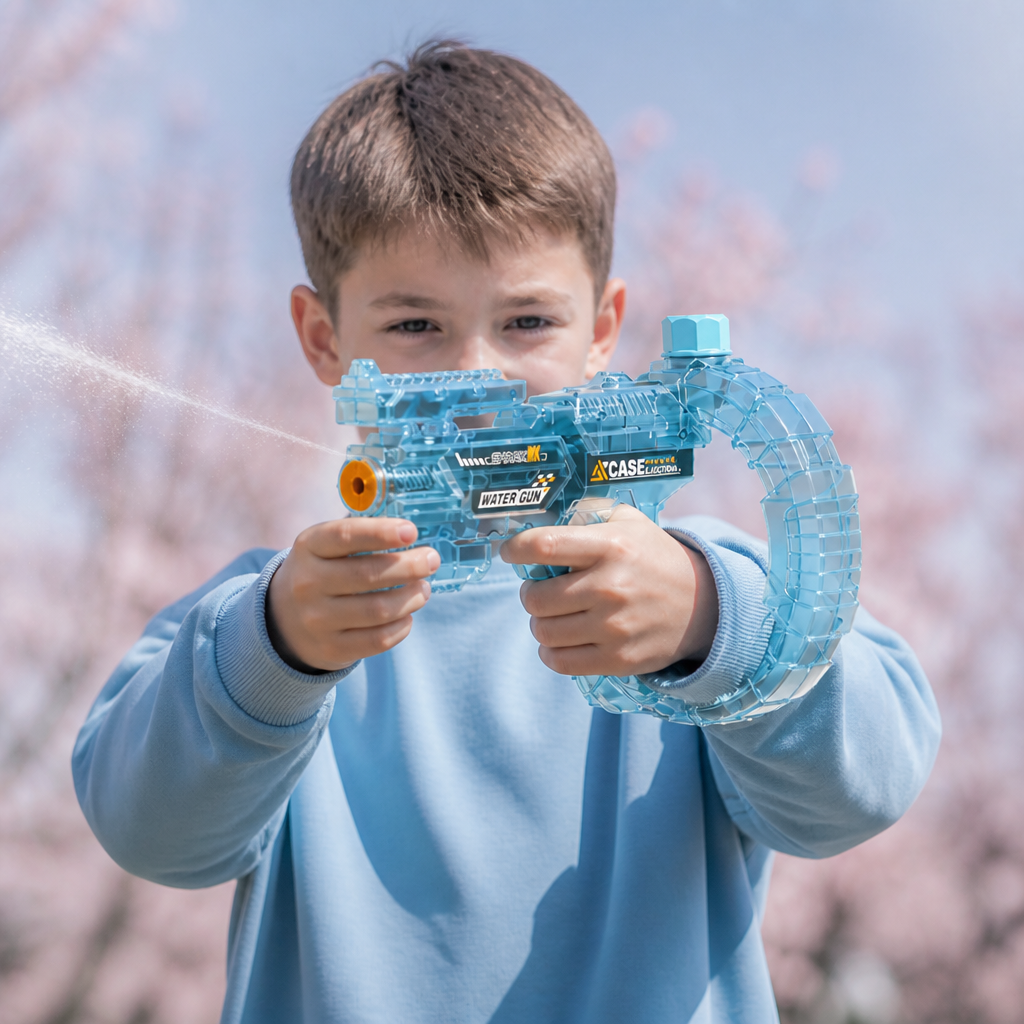 Elektrczna Space Wodna Pistolet z Okrągłym Zbiornikiem