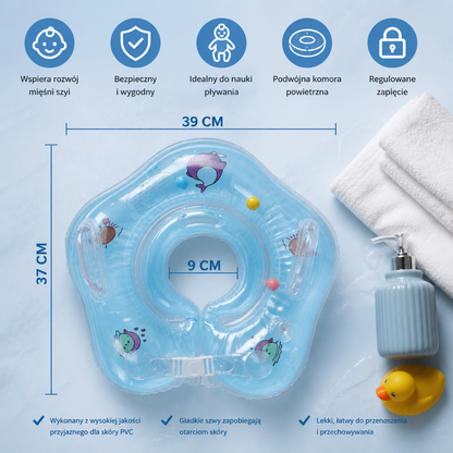 Dmuchany Nackenschwimmring dla Dzieci z Podwójną Komorą Powietrzną