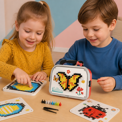Zestaw Montessori z Mozaiką Grzybkową dla Dzieci