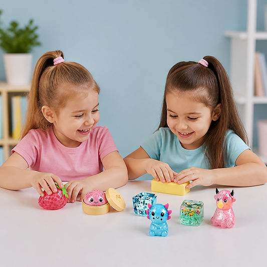Zestaw Premium Miękkich Zabawek Fidget Squishy – 8 Zabawek Sensorycznych