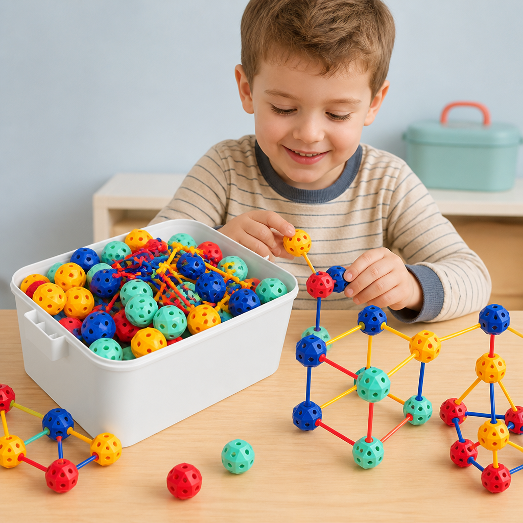 Zestaw Konstrukcyjny 3D STEM – Kreatywna Zabawka Edukacyjna