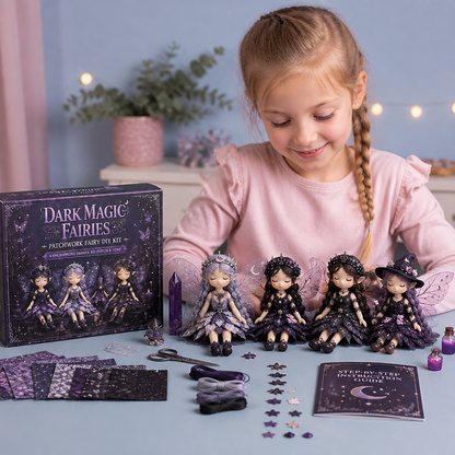 Zestaw DIY do szycia wróżek dla dzieci – Stwórz magiczne laleczki wróżki z tkaniny, akcesoriów i instrukcji