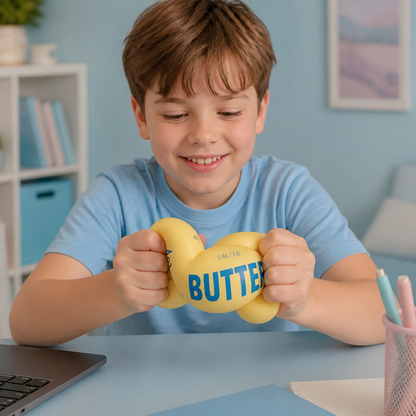 Jumbo Squishy Butter Stick – Wolno Powracająca Piłeczka Antystresowa i Sensoryczna Zabawka Fidget