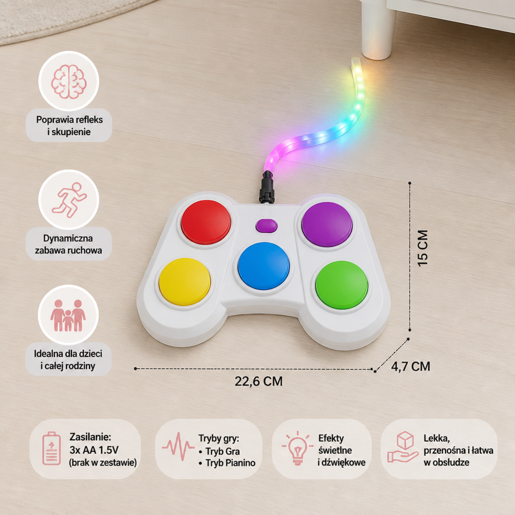 Light Defense Challenge – Interaktywna Gra Refleksowa LED