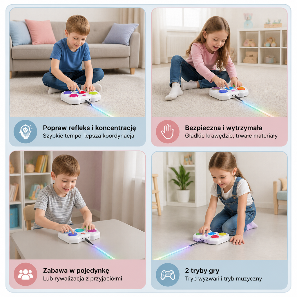 Light Defense Challenge – Interaktywna Gra Refleksowa LED