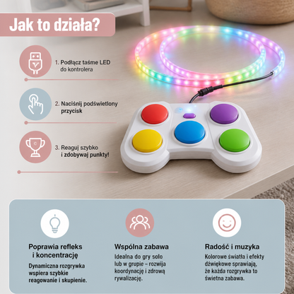 Light Defense Challenge – Interaktywna Gra Refleksowa LED