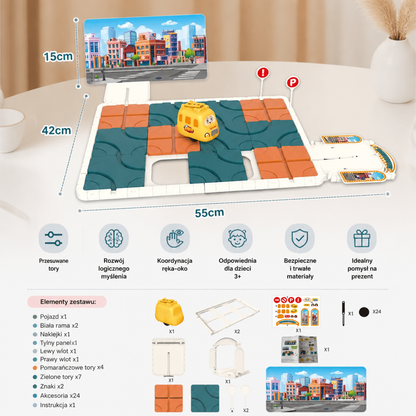 Gra Przesuwane Tory – Labirynt Puzzle