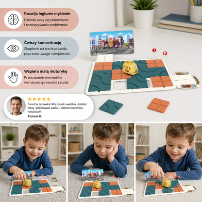 Gra Przesuwane Tory – Labirynt Puzzle