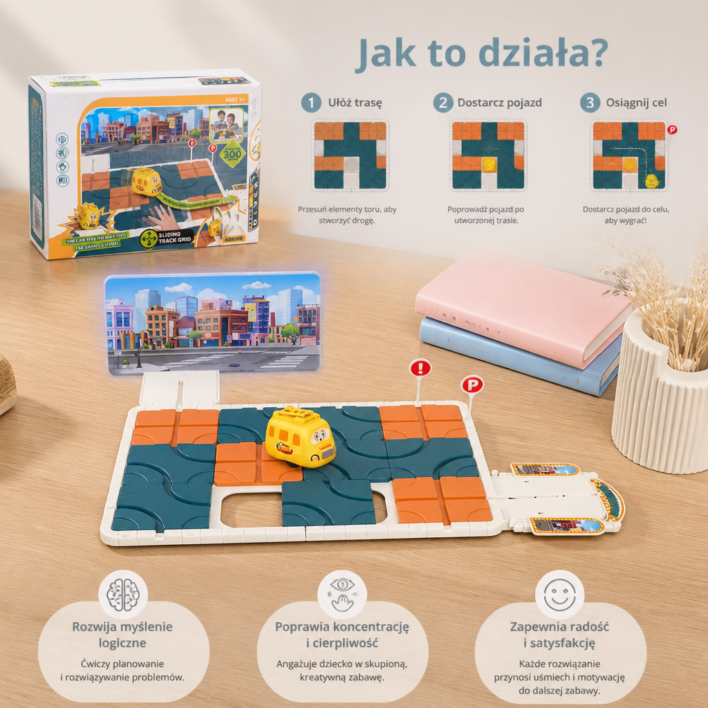 Gra Przesuwane Tory – Labirynt Puzzle