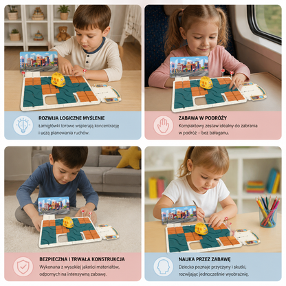 Gra Przesuwane Tory – Labirynt Puzzle