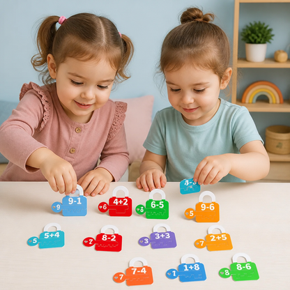 Edukacyjna Gra Z Zamkami I Kluczami Do Nauki Liter I Matematyki
