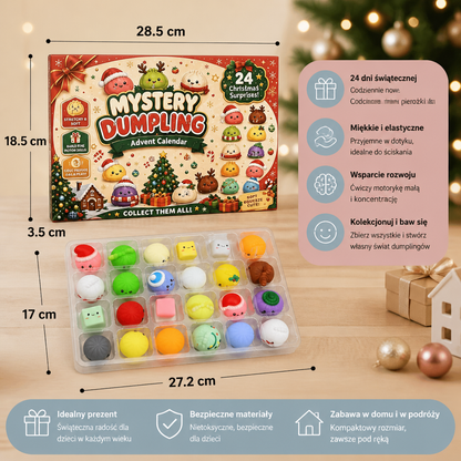 Kalendarz Adwentowy z Miniaturowymi Zgniatanymi Zabawkami Dumpling